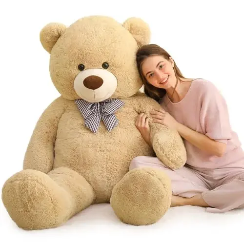 MaoGoLan Giant Teddy Bear Plush, Life Size Large Soft and Fluffy Big Teddy Bear Gift for Baby Shower, Christmas, Valentine's - 6