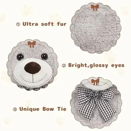 MaoGoLan Giant Teddy Bear Plush Toy - Ultra Soft & Cute Large Stuffed Animal 39 inches, Perfect for Baby Showers, Birthdays, Valentines Day Gifts (Kids, Couples, Family),Gray - 5