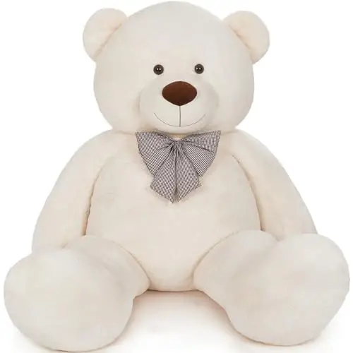 MaoGoLan Giant Teddy Bear 10ft Stuffed Animal, Huge Jumbo Size 10 Feet Teddy Bear Plush, Charming and Fluffy Bear for Decorations, Celebrations,Valentines Day,Baby Shower,White - 5
