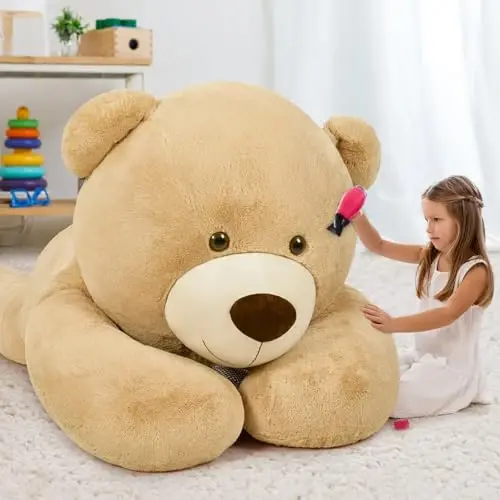 MaoGoLan Giant Teddy Bear 10ft Stuffed Animal, Huge Jumbo Size 10 Feet Teddy Bear Plush, Charming and Fluffy Teddy Bear for Decorations, Celebrations,Valentines Day,Baby Shower,Brown - 3