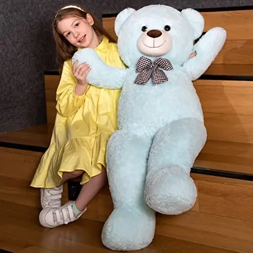 MaoGoLan Giant Teddy Bear 4 Feet,Adorable and Cuddly Big Bear Stuffed Animal 47