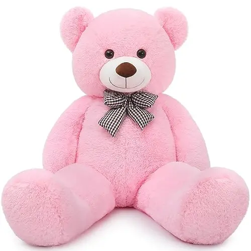 MaoGoLan Giant Teddy Bear 4 Feet,Adorable and Cuddly Big Teddy Bear Stuffed Animal 47