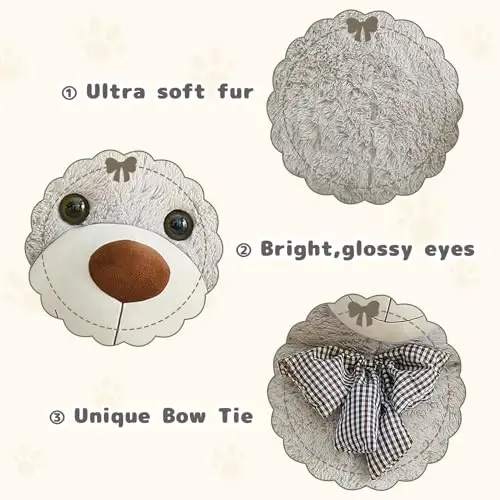 MaoGoLan Giant Teddy Bear Plush 5 Feet, Life Size Large Stuffed Animal 5 Feet,Soft and Fluffy Big Teddy Bear Gift for Baby Shower,Christmas,Valentines,Gray - 5