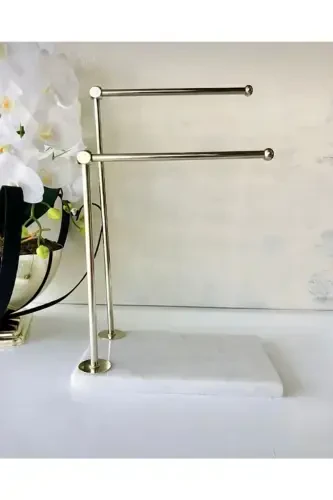 Marble Bathroom Hand Towel Holder, Bathroom Hand Towel Holder, Towel Holder - YENİLİK HOME (1)