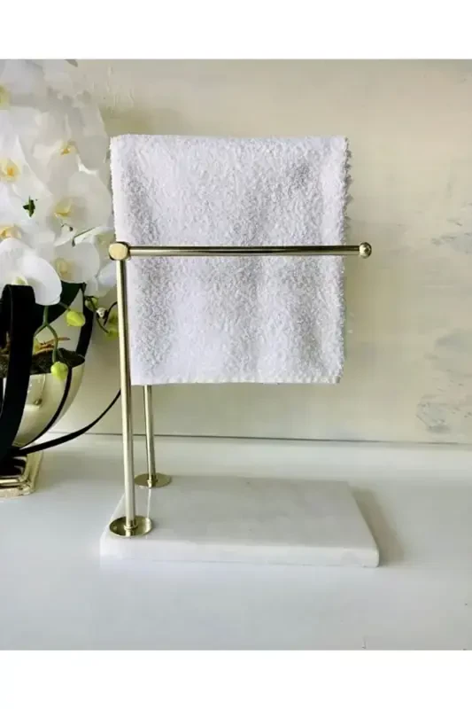 Marble Bathroom Hand Towel Holder, Bathroom Hand Towel Holder, Towel Holder - 3