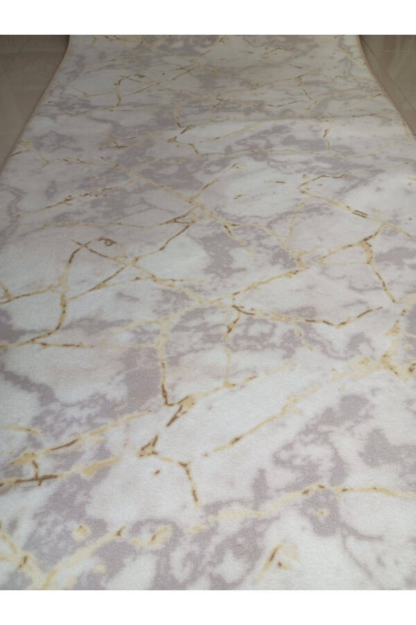 Marble Pattern Washable Non-slip Bottom Four Seasons Living Room Bathroom Balcony Teenager Room Cut Corridor - 2