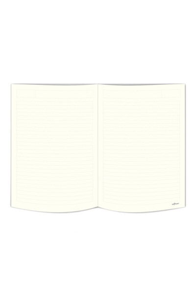 Marble Striped Notebook Orange - 13