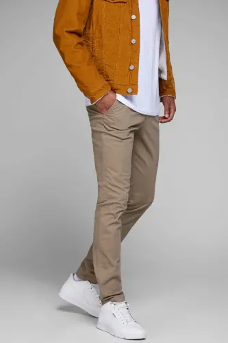 Krem Açık Renk Chino Pantolon - Marco Intelligence 12150160 - Beige - 1