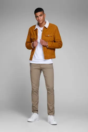 Krem Açık Renk Chino Pantolon - Marco Intelligence 12150160 - Beige - 4