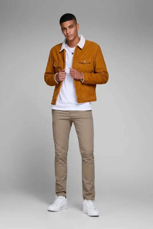 Krem Açık Renk Chino Pantolon - Marco Intelligence 12150160 - Beige - 4