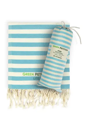 Mare Capri, Organic And Recycle Cotton Blend, With Carrier Bag, Peshtamal, 90x180 Cm.-Capri - 4