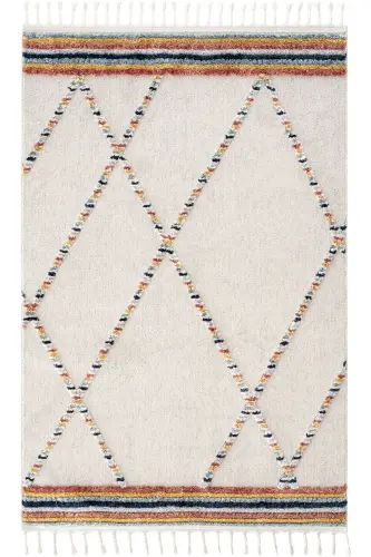 Marfil 04 Multy Boucle Living Room Carpet Non-Shedding Kitchen Carpet Kids Room Carpet Corridor Runner - Multi 06 