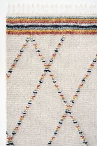 Marfil 04 Multy Boucle Living Room Carpet Non-Shedding Kitchen Carpet Kids Room Carpet Corridor Runner - Multi 06 - 2