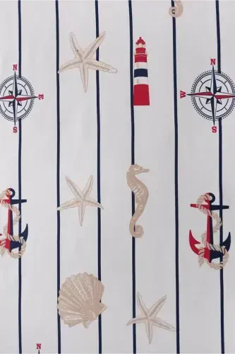 Marine Çift Kişilik Pike Yatak Örtüsü 200 X 230-Beyaz - 3