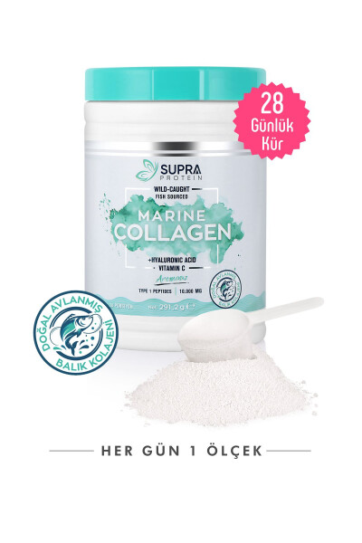 Marine Collagen Baliq Kollageni Gialuronik Kislota & Vitamin C - 28 Kunlik Kollagen - 3