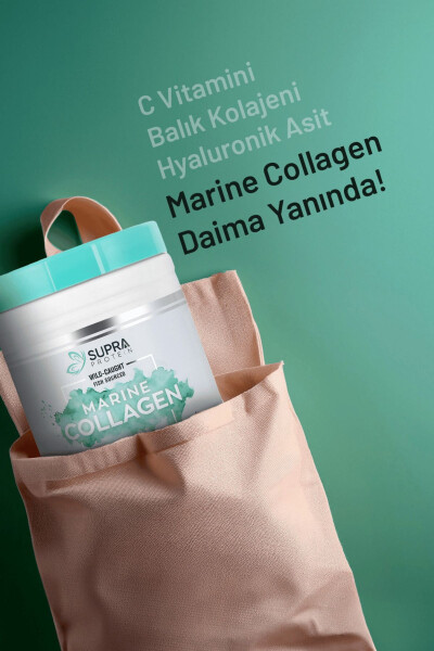 Marine Collagen Baliq Kollageni Gialuronik Kislota & Vitamin C - 28 Kunlik Kollagen - 8