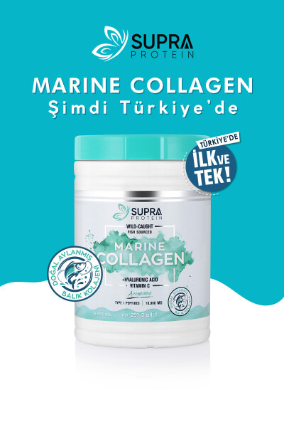 Marine Collagen Baliq Kollageni Gialuronik Kislota & Vitamin C - 28 Kunlik Kollagen - 10