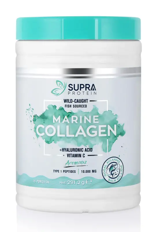 Marine Collagen Fish Collagen Hyaluronic Acid & Vitamin C - 28 Day Collagen - SUPRA PROTEIN