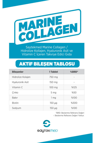 Marine Collagen, Hydrolyzed Collagen, Hyaluronic Acid and Vitamin C Supplement - 6