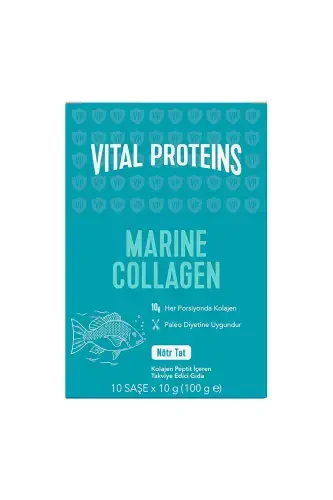 Marine kollagen 10 saşe X 10 gr Neytral ta'm - VITAL PROTEINS (1)