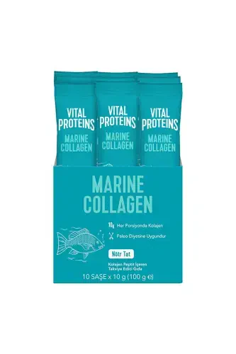 Marine kollagen 10 saşe X 10 gr Neytral ta'm - 4