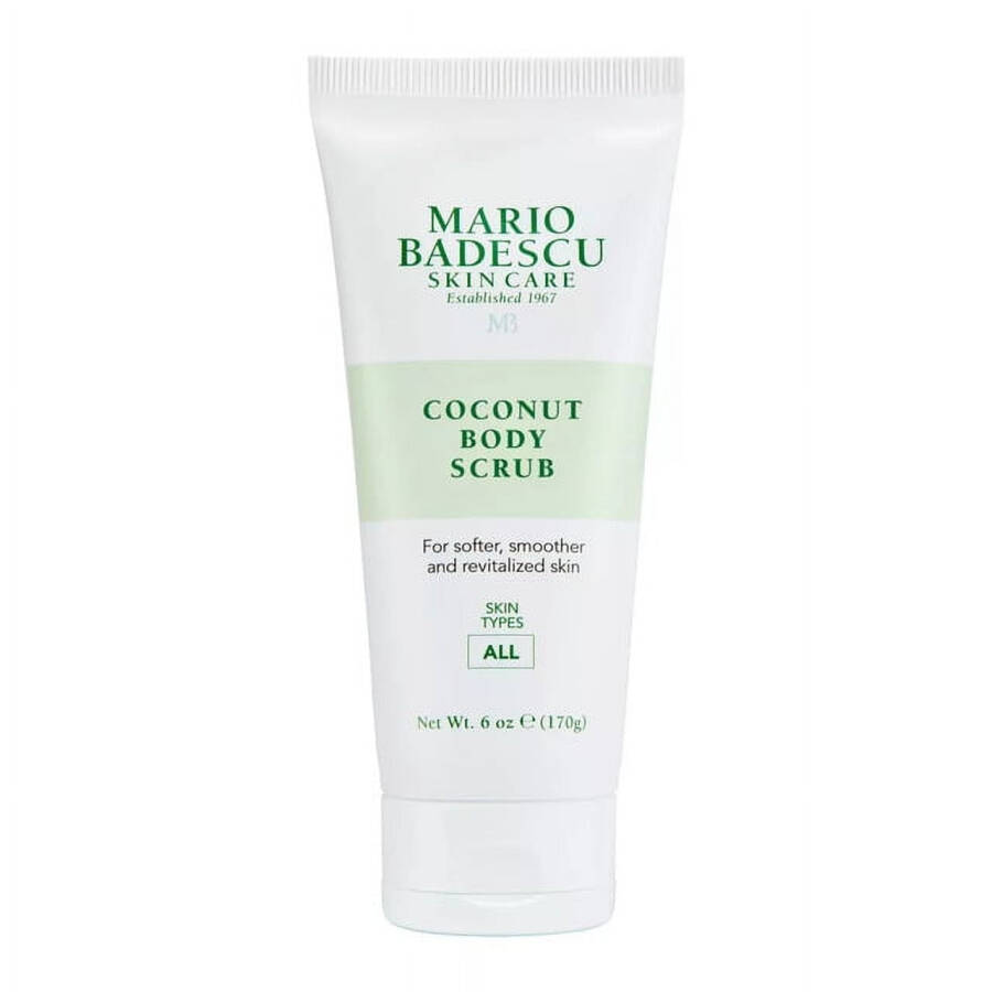 Mario Badescu Skin Care Coconut Body Scrub Shea andModazone Body Butters, 6 oz - 1