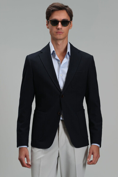 Marit Sports Men's Blazer Jacket Slim Fit Navy - 7