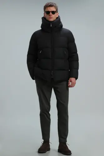 Mark Goose Down Men's Jacket Black-Black - 3
