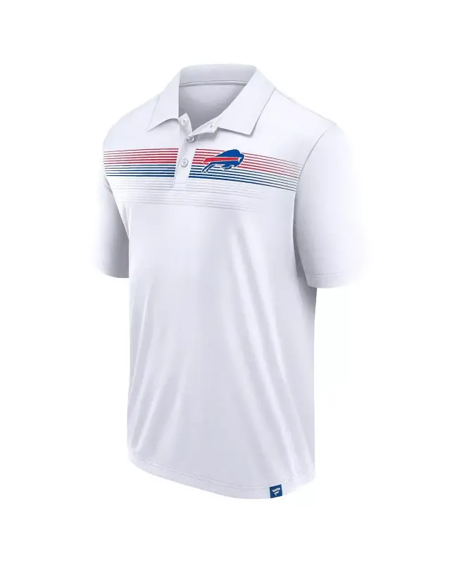 Branded Men's White Buffalo Bills Victory For Us Interlock Polo-Wht/D.Royl - 4