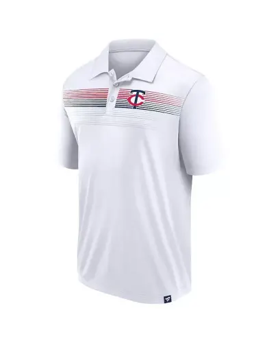 Branded Men's White Minnesota Twins Victory For Us Interlock Polo - W/an - 3