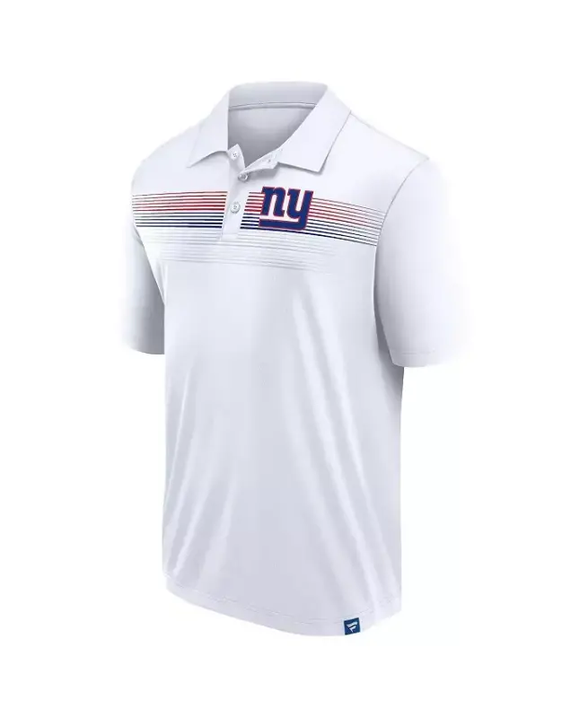 Branded Men's White New York Giants Victory For Us Interlock Polo - Wht/D.Royl - 2