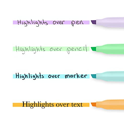 Маркеры Sharpie Pocket Highlighters, нежные пастельные цвета, разнообразные, скошенный наконечник, 12 штук - 6