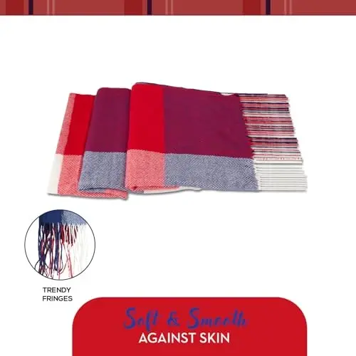 Market & Layne CasModazoneere Feel Winter Scarf - Warm Long Oversized Ladies Scarf for Cold Weather - 5