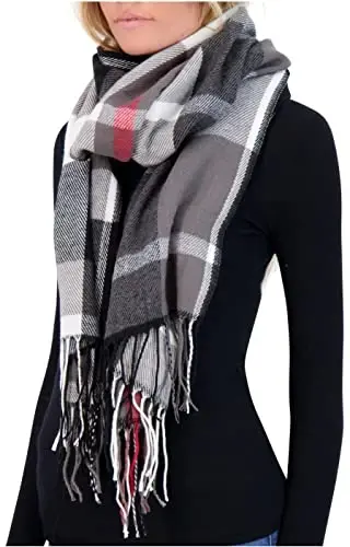 Market & Layne CasModazoneere Feel Winter Scarf - Warm Long Oversized Ladies Scarf for Cold Weather 