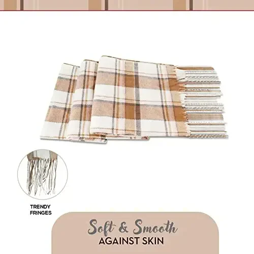 Market & Layne CasModazoneere Feel Winter Scarf - Warm Long Oversized Ladies Scarf for Cold Weather - 5