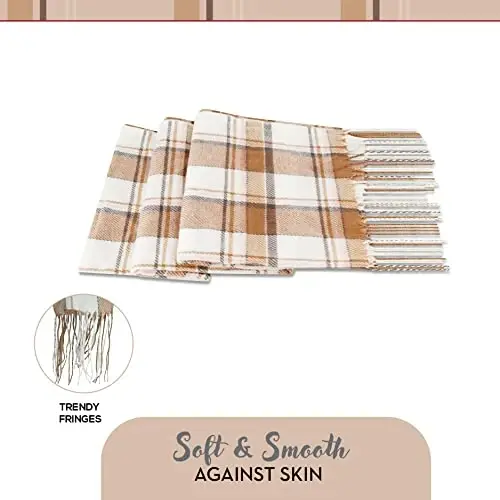 Market & Layne CasModazoneere Feel Winter Scarf - Warm Long Oversized Ladies Scarf for Cold Weather - 5