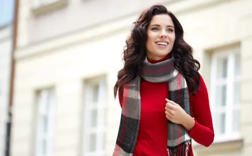 Market & Layne CasModazoneere Feel Winter Scarf - Warm Long Oversized Ladies Scarf for Cold Weather - 2