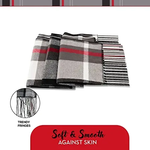 Market & Layne CasModazoneere Feel Winter Scarf - Warm Long Oversized Ladies Scarf for Cold Weather - 5