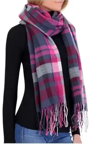 Market & Layne CasModazoneere Feel Winter Scarf - Warm Long Oversized Ladies Scarf for Cold Weather - 1