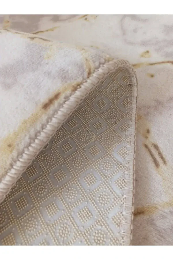 Marmar naqshli yuvilishi mumkin bo'lmagan tagliksiz taglikda to'rt fasl uchun zal hammom balkon bolalar xonasi kesilgan yo'lak - 4