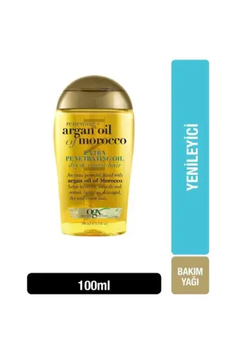 Marokash Argan Yog'i Quru va Shikastlangan Sochlar Uchun Tiklovchi Ekstra Sulfatsız Argan Yog'i 100 ml - 1