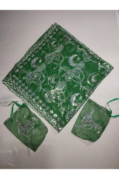 Burgundy Lace Bride and Tuğra Groom Henna Cover Hand - 27