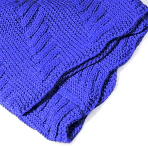 Marte&Joven Thick Warm Women Infinity Scarf White Fashion Knit Winter Circle Loop Scarves - 5