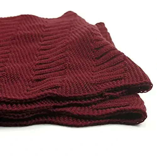 Marte&Joven Thick Warm Women Infinity Scarf White Fashion Knit Winter Circle Loop Scarves - 5