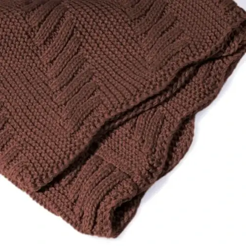 Marte&Joven Thick Warm Women Infinity Scarf White Fashion Knit Winter Circle Loop Scarves - 5