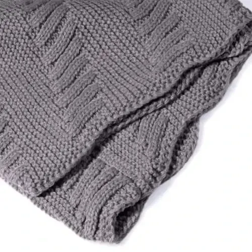 Marte&Joven Thick Warm Women Infinity Scarf White Fashion Knit Winter Circle Loop Scarves - 5