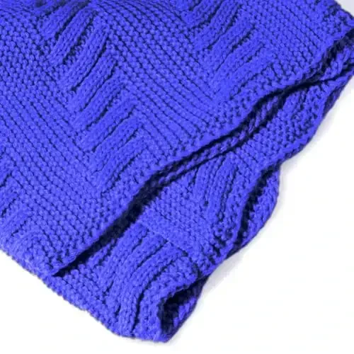 Marte&Joven Qalin Issiq Ayollar Cheksiz Sharf Oq Moda Trikotaj Qishki Halqa Sharflar - 5