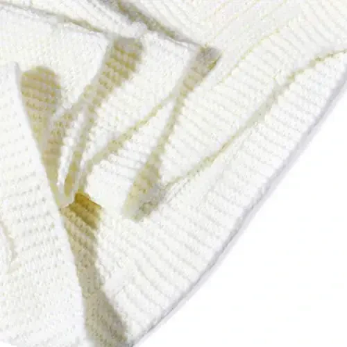 Marte&Joven Thick Warm Women Infinity Scarf White Fashion Knit Winter Circle Loop Scarves - 4