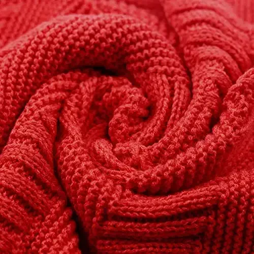 Marte&Joven Thick Warm Women Infinity Sharf Oq Fashion Trikotaj Qishki Doira Halqa Sharflar - 4