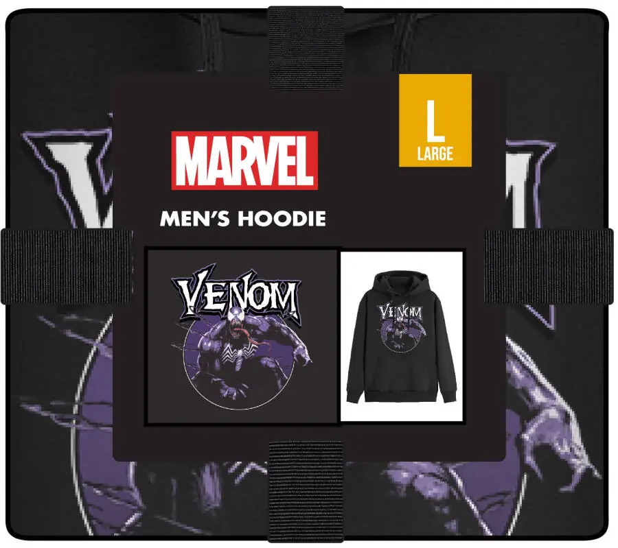 Marvel erkaklar uchun Venom grafikli chop etilgan ko'ylagi, uzun yengli, XS-3XL o'lchamlari. - 5